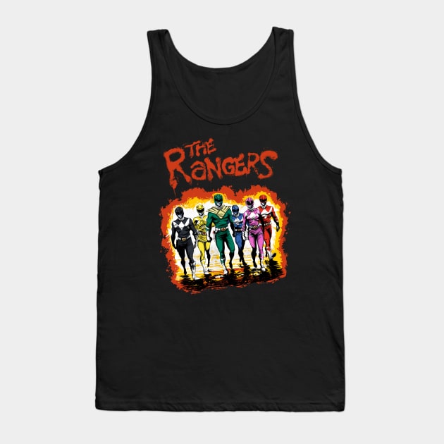 The Rangers Tank Top by Zascanauta